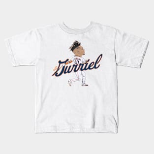 Yuli Gurriel Caricature Kids T-Shirt